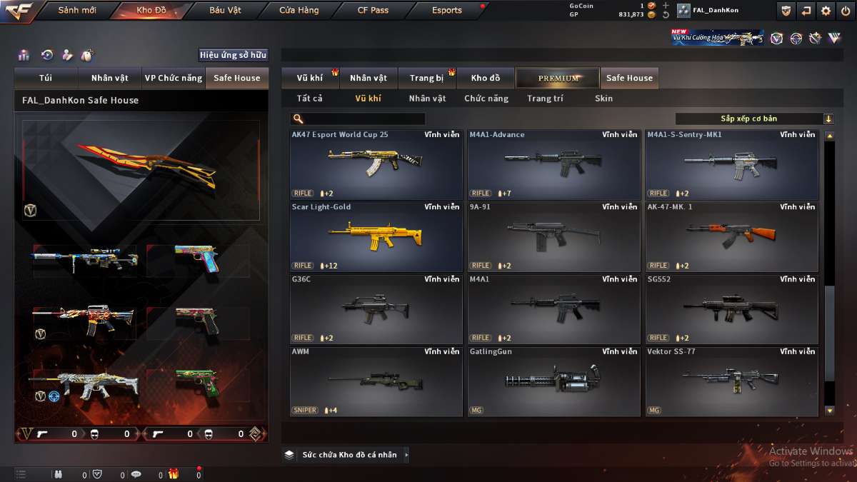 shop acc cf uy tin gia re